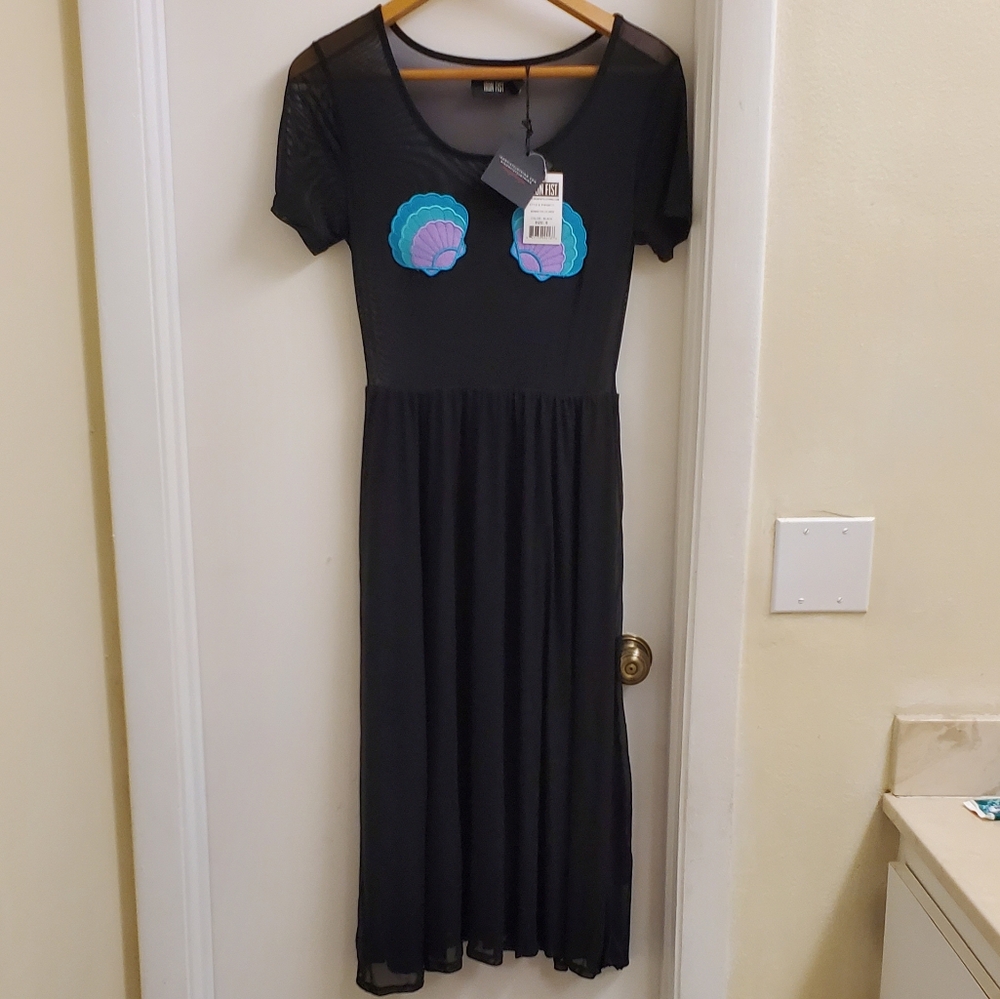 🤩New with tags Iron fist black mermaid for life dress sizes S, M And Large